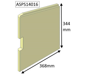 ASPS14016 Parkray Left Side Brick  |  Aspect 14 (Eco)